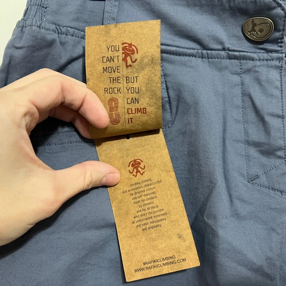 Rafiki Mens Sella Straight Leg Pants Size 40 Folkstone Gray‎ Outdoor Hiking
